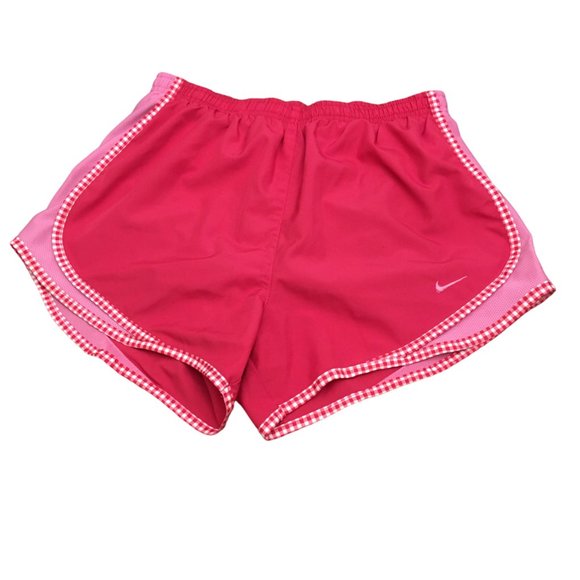 Nike Pants - Nike Shorts Dry Fit Running Athletic Checks Inner Brief Pink Women's Size Small